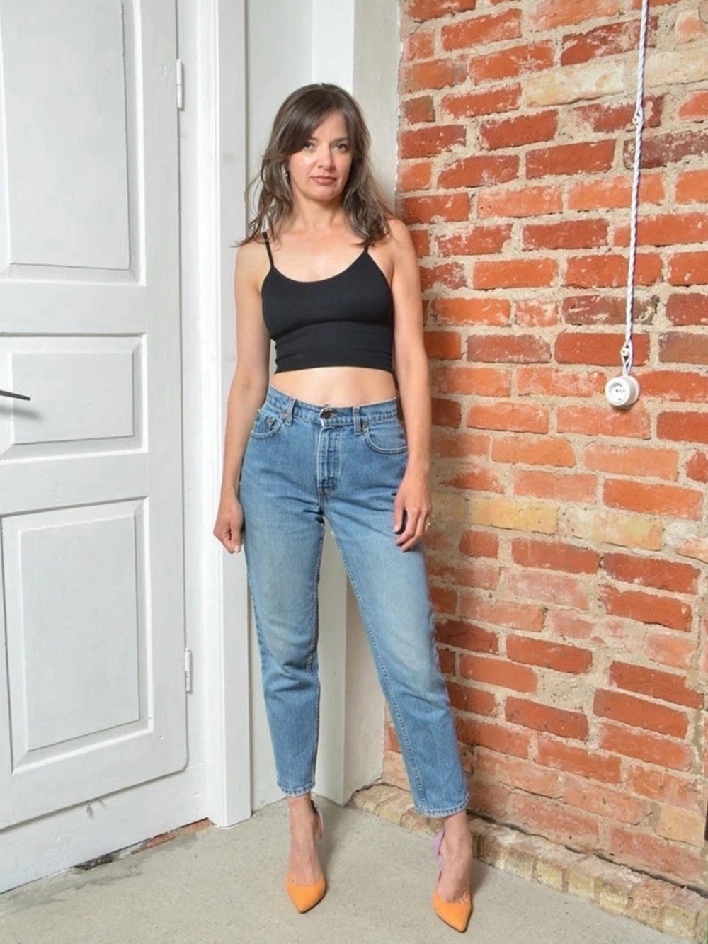 Levi's 551z Authentic Straight Jeans Women's Straight Leg Jeans in Blue Like New